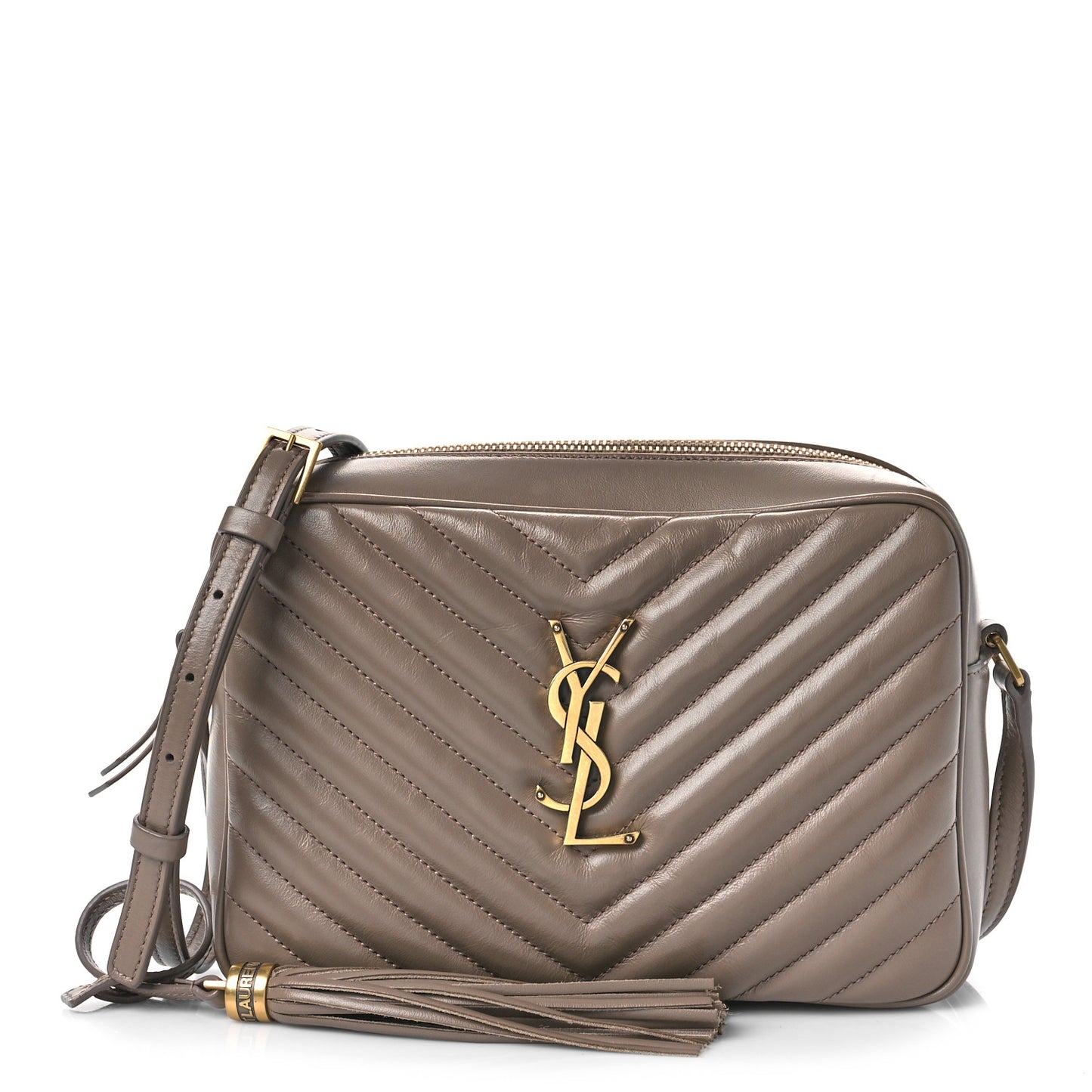 Calfskin Matelasse Monogram Lou Camera Bag Havana
