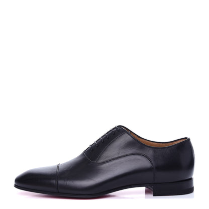 Christian Louboutin Calfskin Mens Greggo Flat Oxfords 43 Black 1 of 11