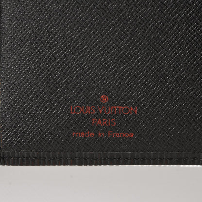 Louis Vuitton Epi Viennois Continental French Purse Wallet Black 6 of 6