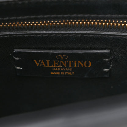Valentino Garavani Nappa Roman Stud The Handle Bag Black 7 of 12