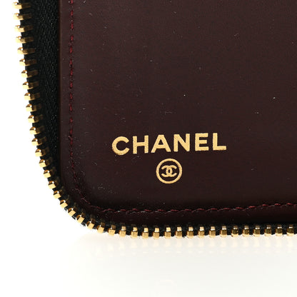 Chanel Caviar Quilted Large Zip Around Organizer Wallet Black 6 of 7