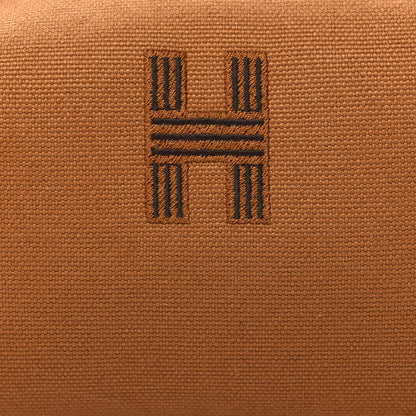 Hermes Canvas Small Bride-A-Brac Pouch Ocre 7 of 9