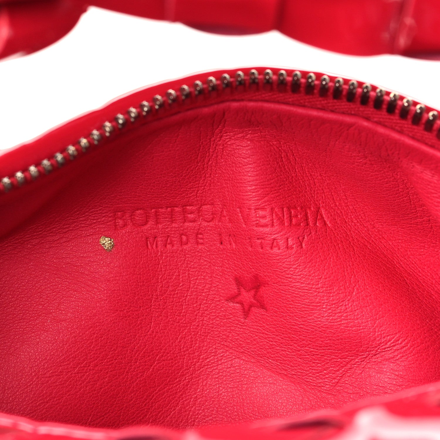 Bottega Veneta Patent Nappa Intrecciato Mini Jodie Candy Stripe 7 of 9