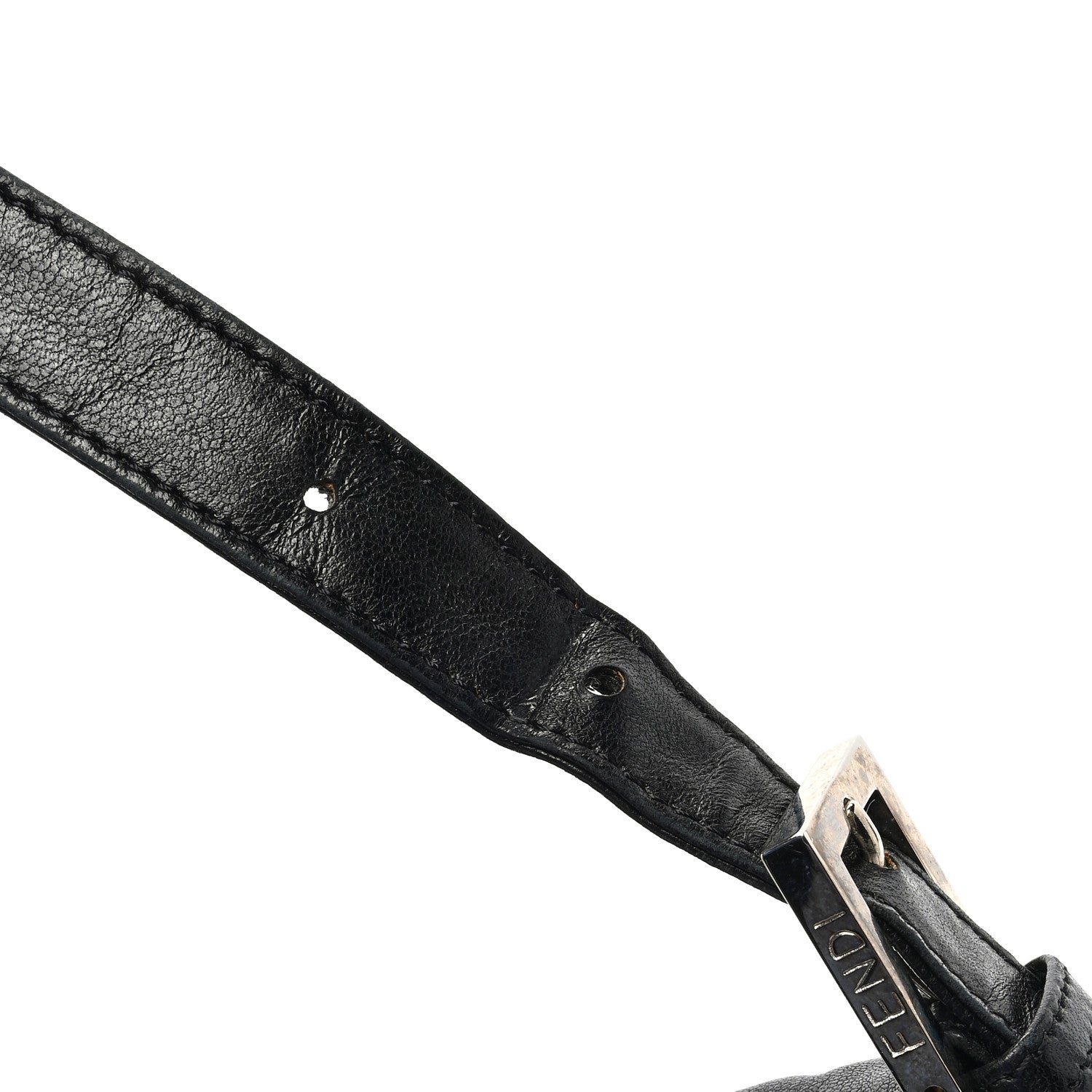 Fendi Calfskin Big Forever Mama Baguette Black 10 of 11