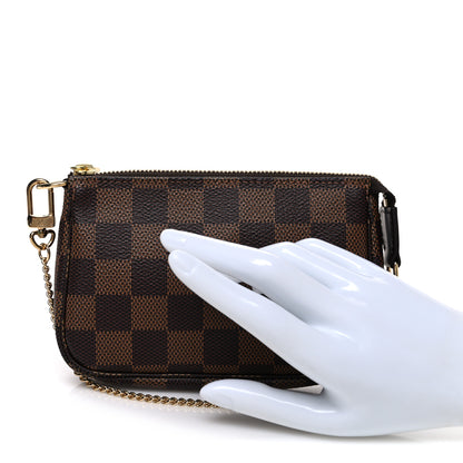 Louis Vuitton Damier Ebene Mini Pochette Accessories 2 of 8
