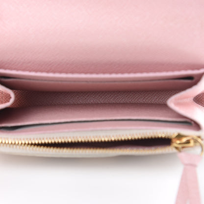 Louis Vuitton Damier Azur Rosalie Coin Purse Rose Ballerine 5 of 13