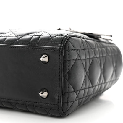 Christian Dior Lambskin Cannage Small My ABCDior Lady Dior Black 10 of 10