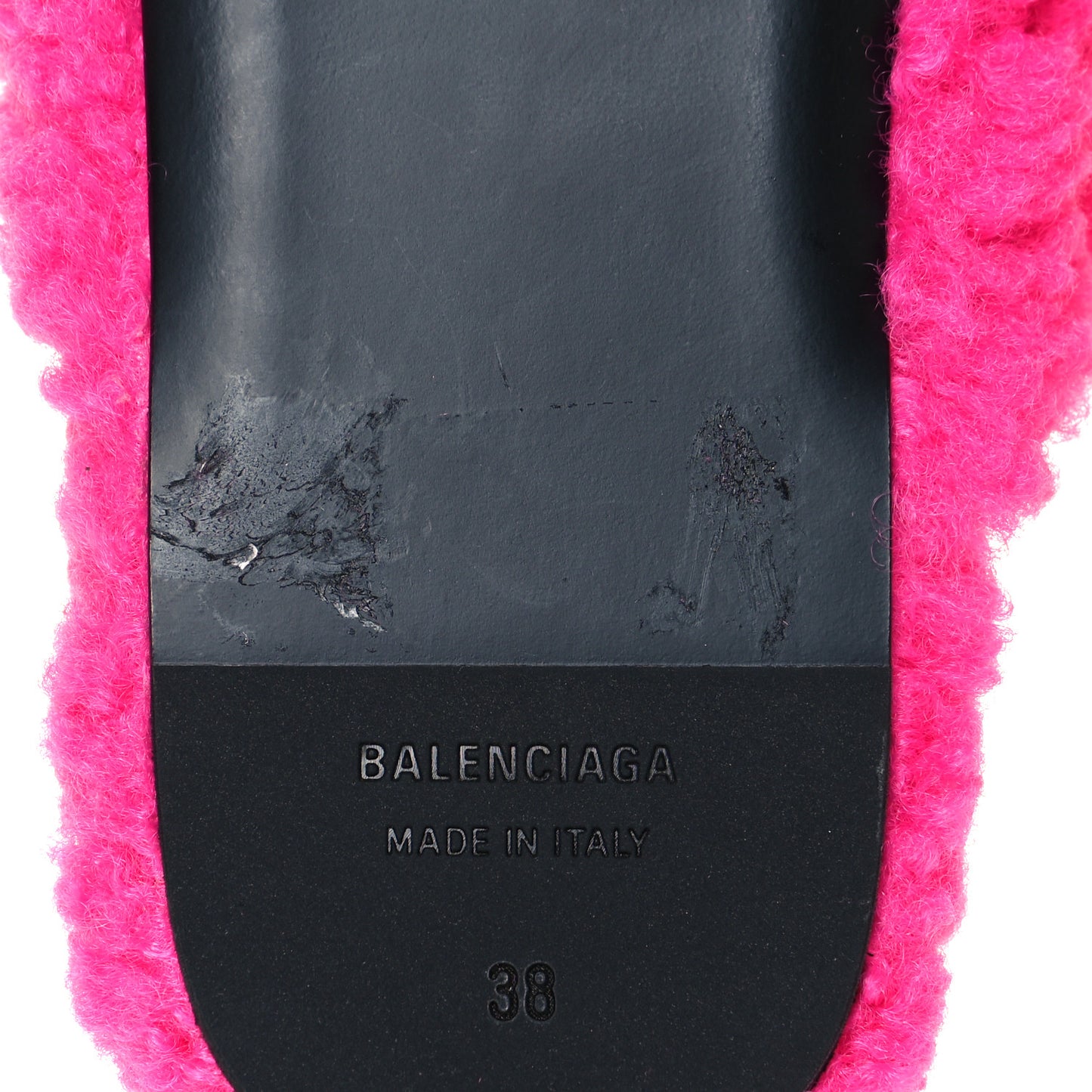 Faux Shearling Cosy BB Mules 38 Pink