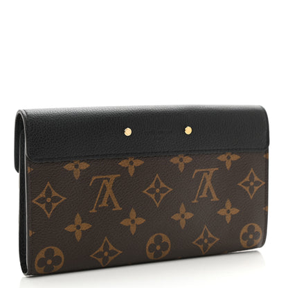 Louis Vuitton Monogram Pallas Wallet Black 3 of 6