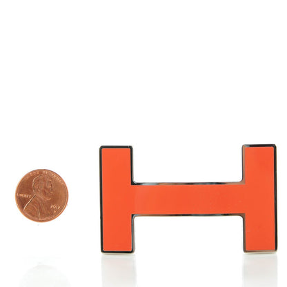 Hermes Quizz Enamel H Belt Buckle Sanguine 2 of 4