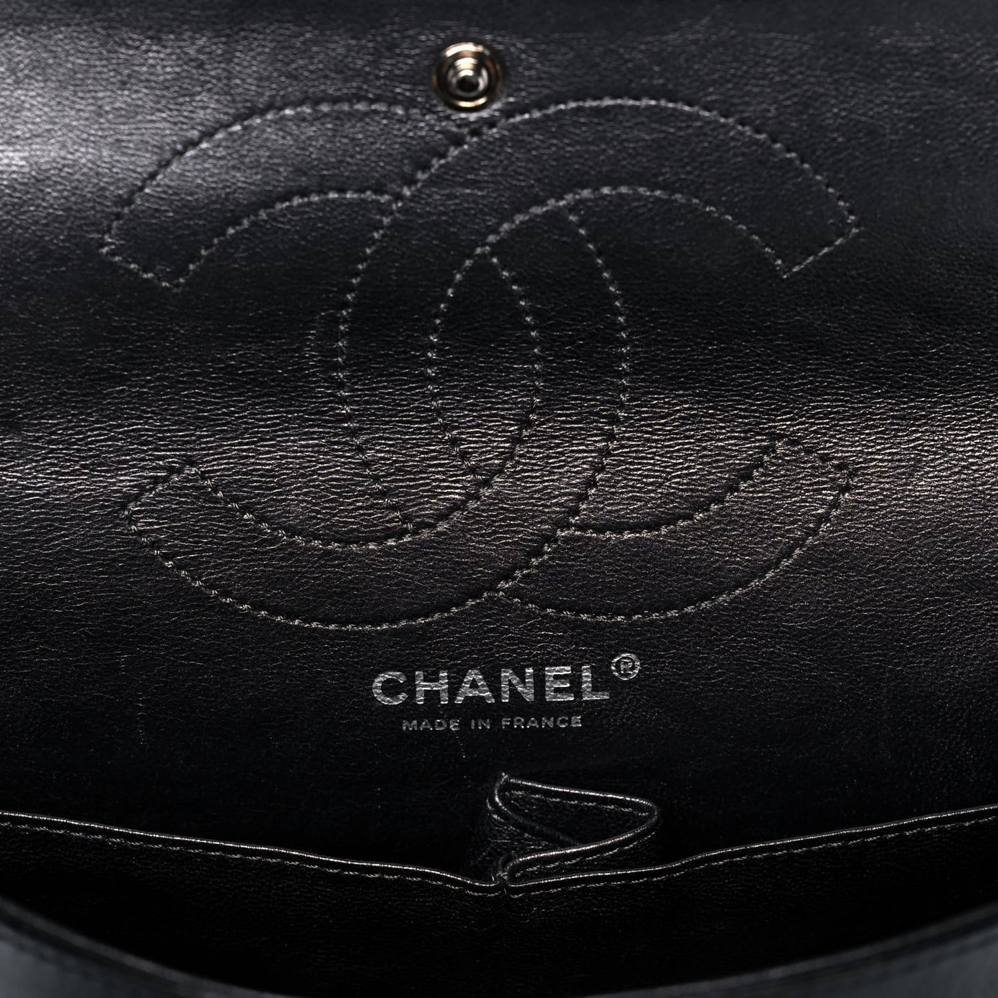 Aged Calfskin Quilted 2.55 Reissue 226 Flap Black