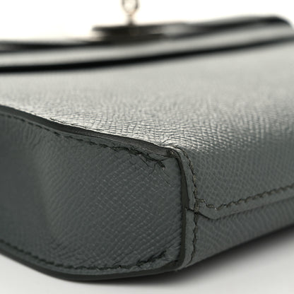 Hermes Epsom Kelly Depeches 25 Pouch Vert Amande 10 of 11