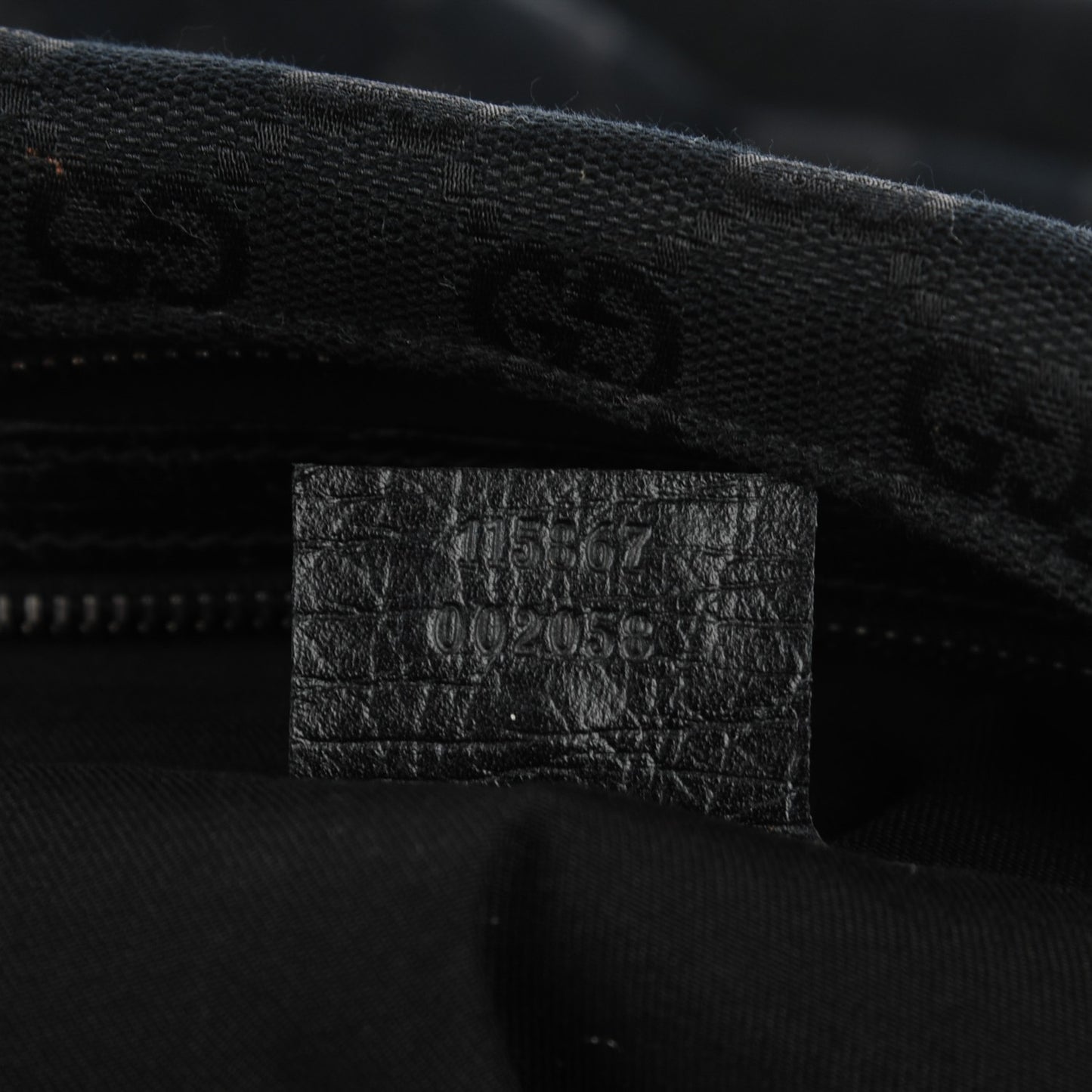 Monogram Medium Horsebit Chain Hobo Black