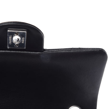 Chanel Lambskin Quilted Mini Rectangular Flap Black 8 of 9
