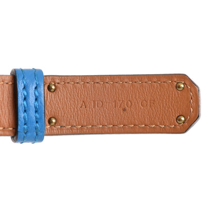 Hermes Epsom Kelly Belt Bleu Zanzibar 3 of 4