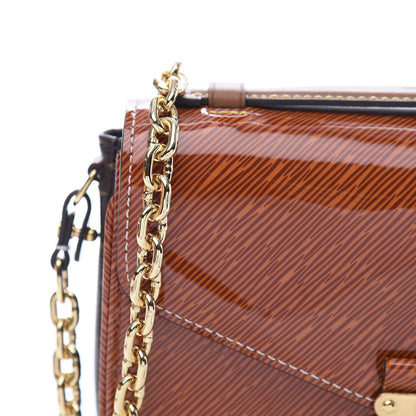 Louis Vuitton Shiny Epi Monogram Pochette Metis Mini Brown 11 of 12