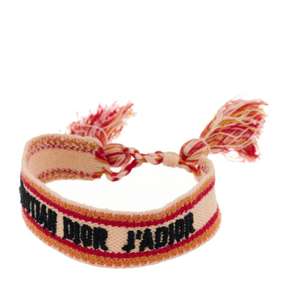 Christian Dior Woven Cotton J'Adior Friendship Bracelet Orange 2 of 3