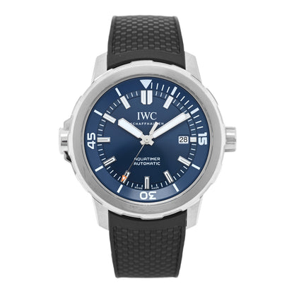 IWC Stainless Steel Rubber 42mm Aquatimer Automatic Watch Blue IW329005 1 of 5