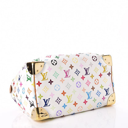 Louis Vuitton Monogram Multicolor Speedy 30 White 4 of 13