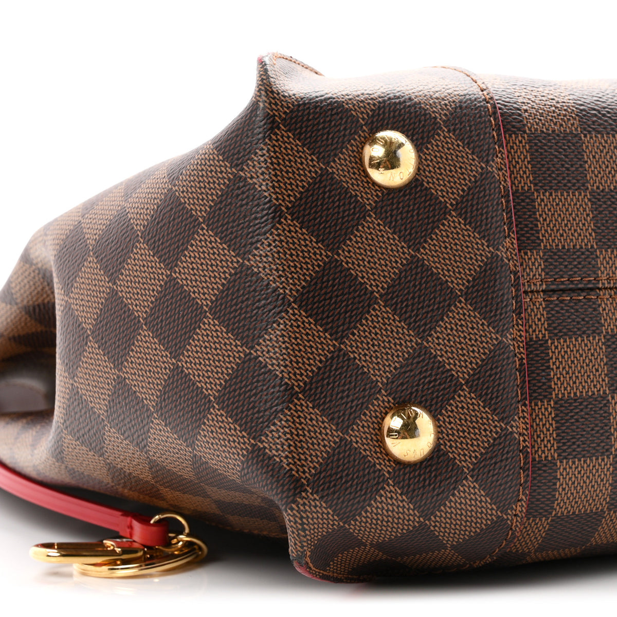 Louis Vuitton Damier Ebene Caissa Hobo Cherry 16 of 20