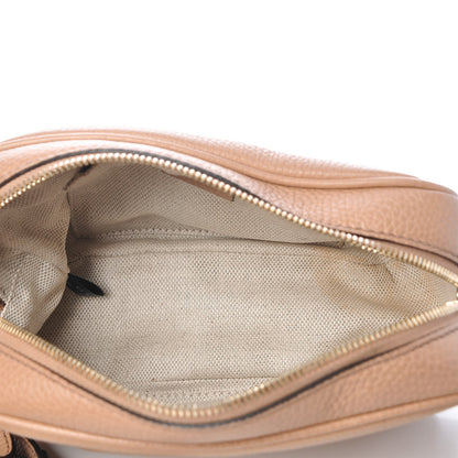 Gucci Pebbled Calfskin Small Soho Disco Bag Rose Beige 5 of 8