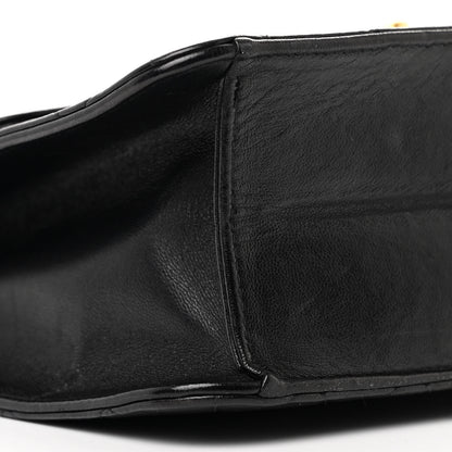 Chanel Lambskin Quilted Medium Single Flap Black 9 of 13
