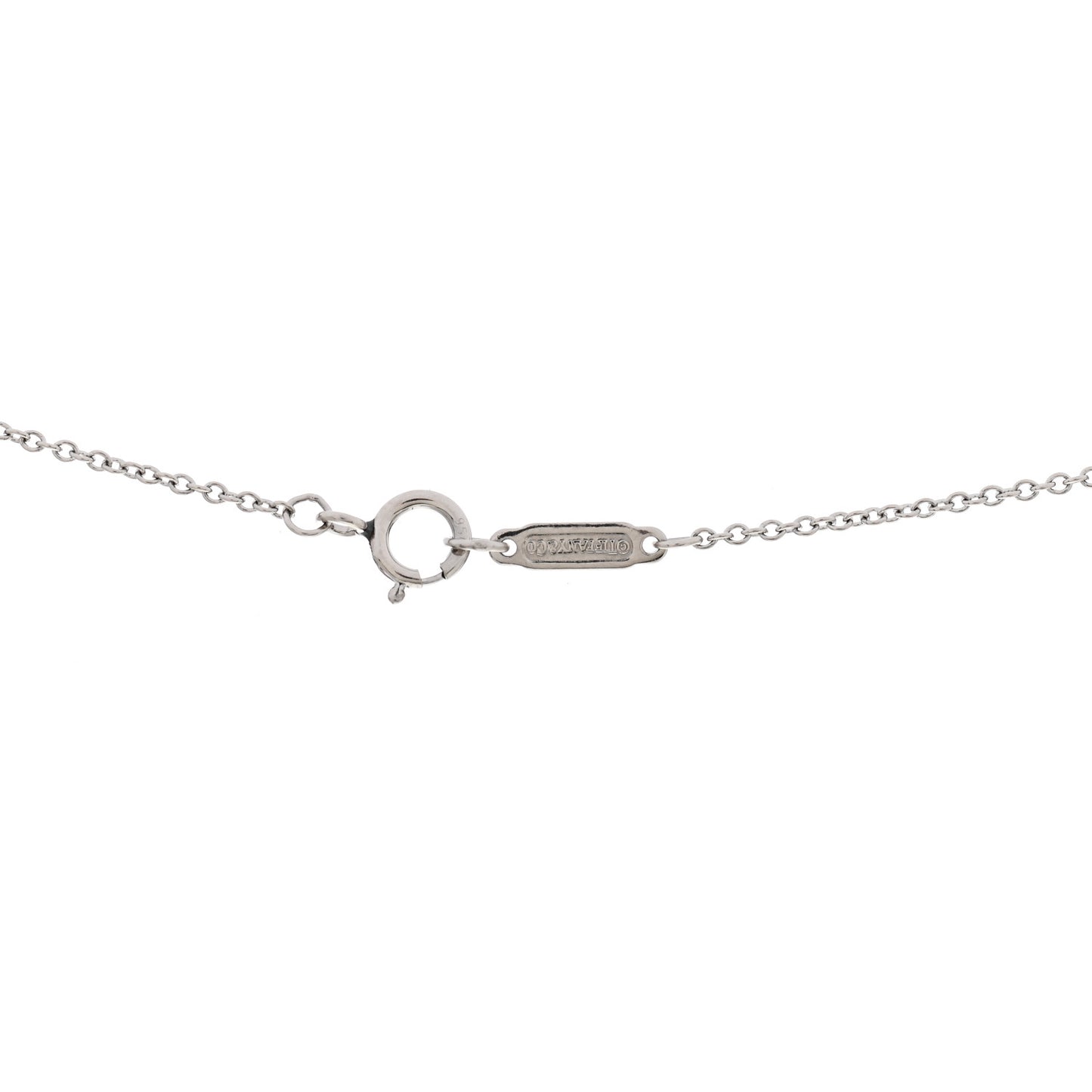 Platinum Diamond .79ct Solitaire Pendant Necklace