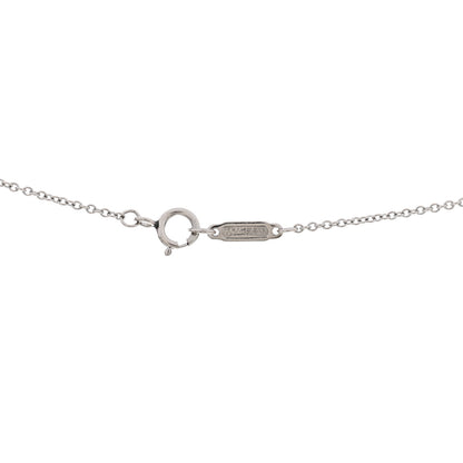 Tiffany Platinum Diamond .79ct Solitaire Pendant Necklace 4 of 5