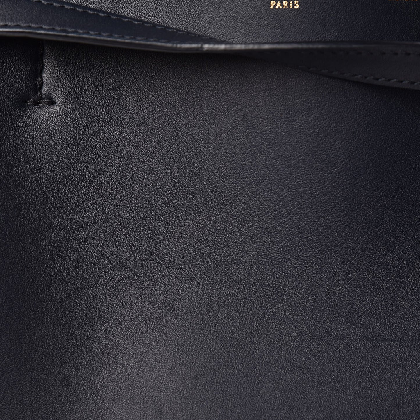 Smooth Calfskin Small Tassel Cabas Phantom Navy Blue