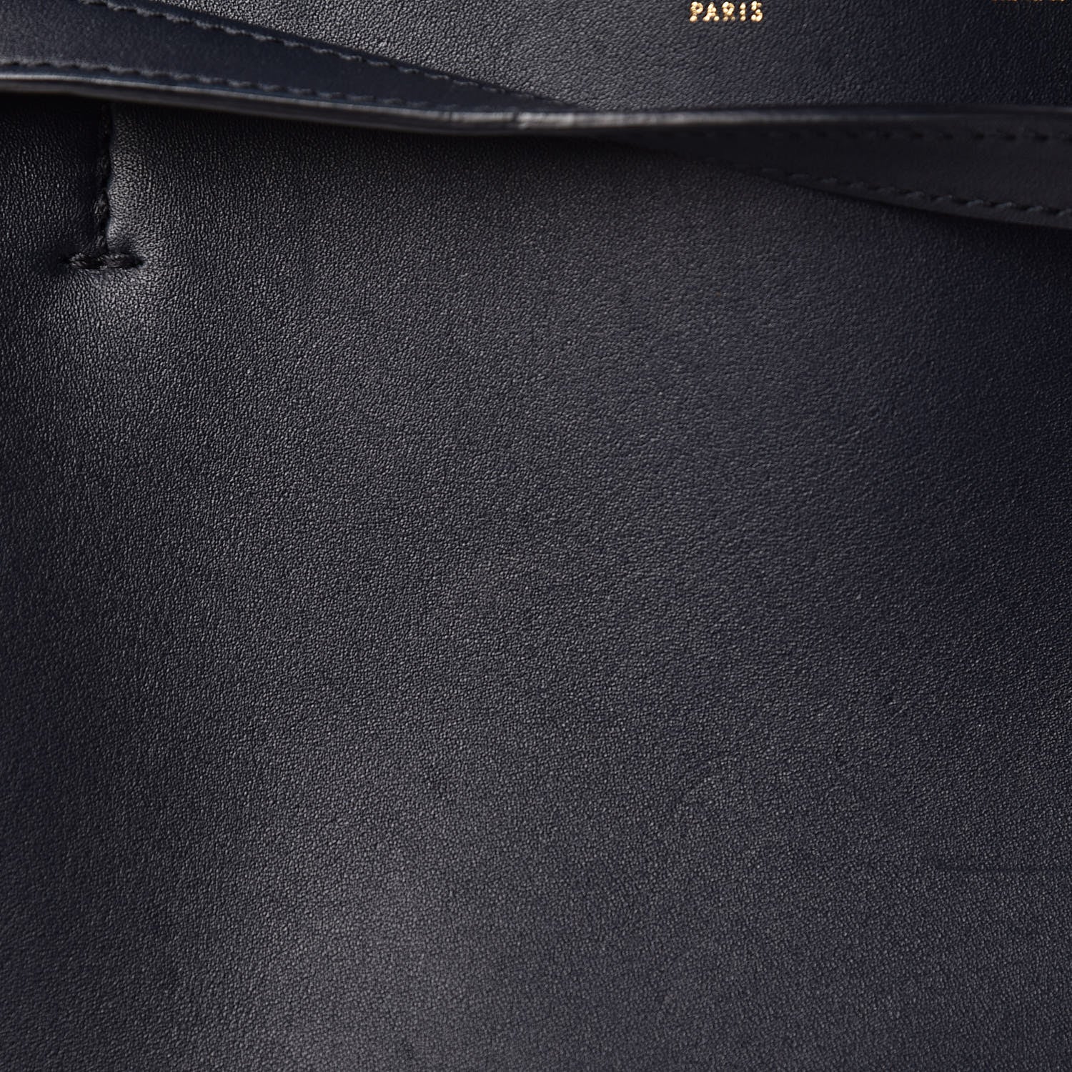 Celine Smooth Calfskin Small Tassel Cabas Phantom Navy Blue 8 of 17