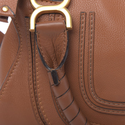 Chloe Calfskin Medium Marcie Satchel Tan 13 of 14