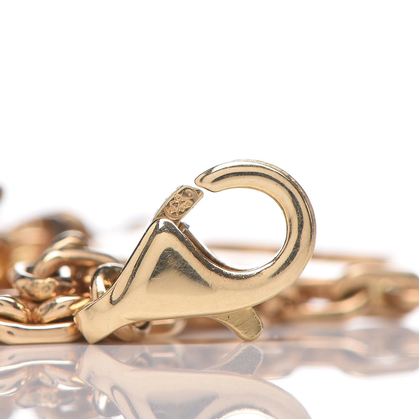 18K Yellow Gold 3 Motifs Byzantine Alhambra Bracelet