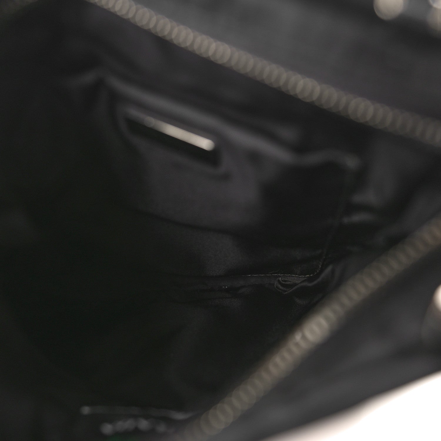 Prada X UNIVERSAL STUDIOS Tessuto Nylon Soft Calfskin Frankenstein Heart Chain Shopping Tote Black 5 of 10