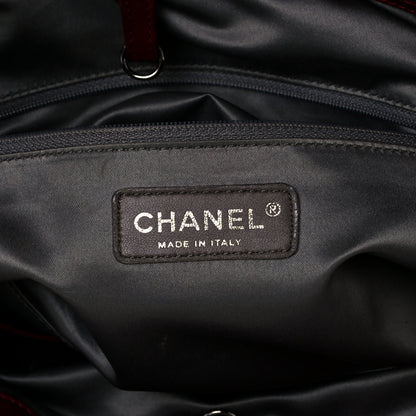 Chanel Lambskin East West Soho Shopper Red 5 of 9