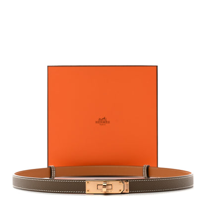 Hermes Epsom Kelly Belt Etoupe 5 of 5