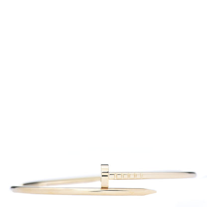 Cartier 18K Yellow Gold Small Juste Un Clou Bracelet 17 1 of 5