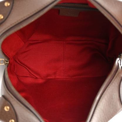 Gucci Cotton Wool Textured Calfskin Houndstooth Woven Square Messenger Bag Red Green Ivory Multicolor New Acero 5 of 11