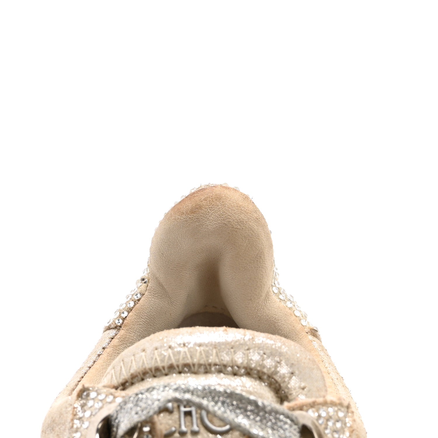 Jimmy Choo Crystal Womens Diamond F Low Top Sneaker 37 10 of 13