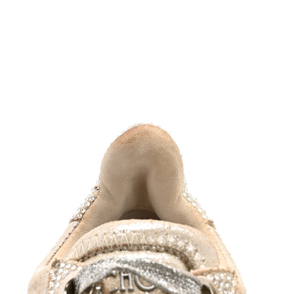 Jimmy Choo Crystal Womens Diamond F Low Top Sneaker 37 10 of 13