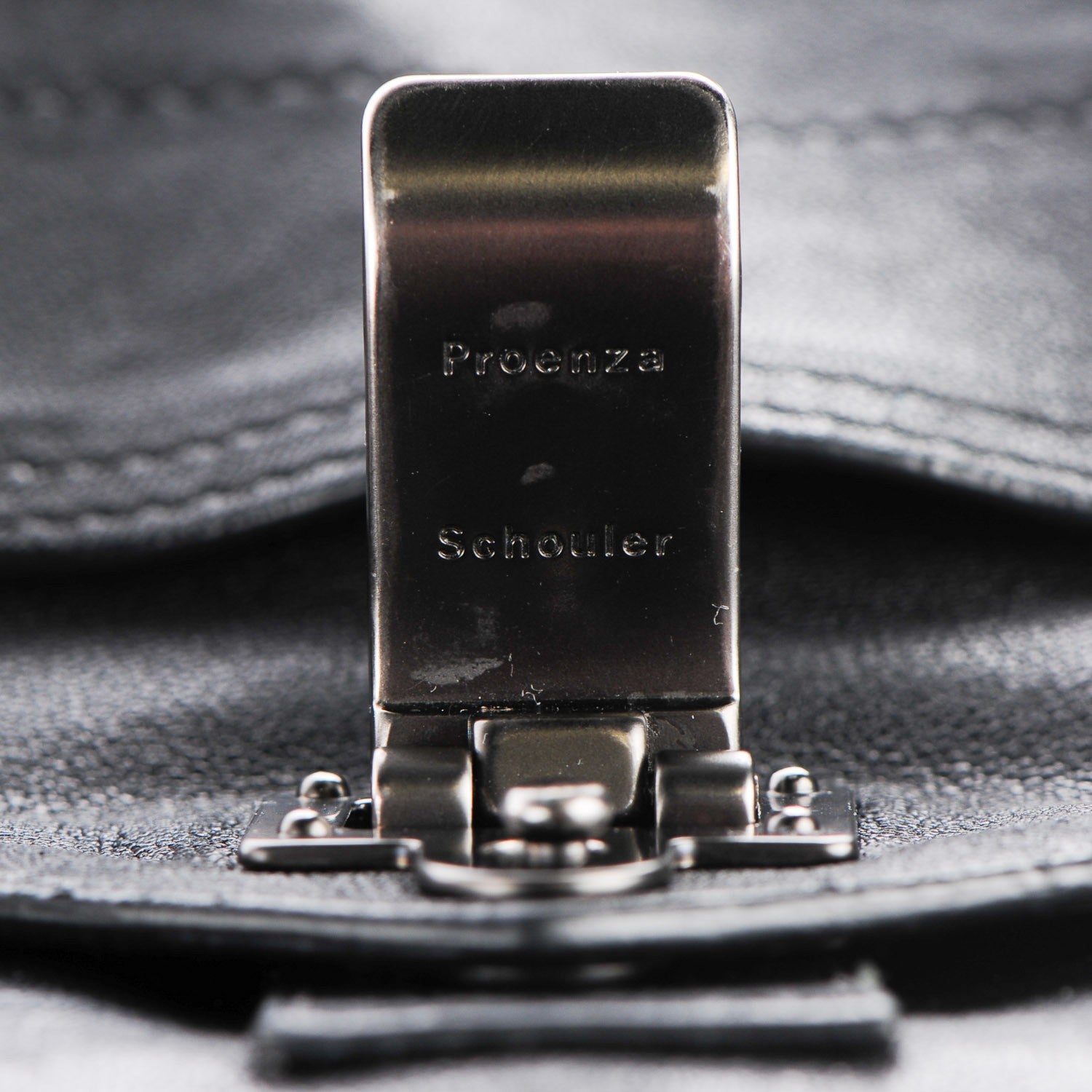 Proenza Schouler Lambskin Tiny PS1 Satchel Black 10 of 14