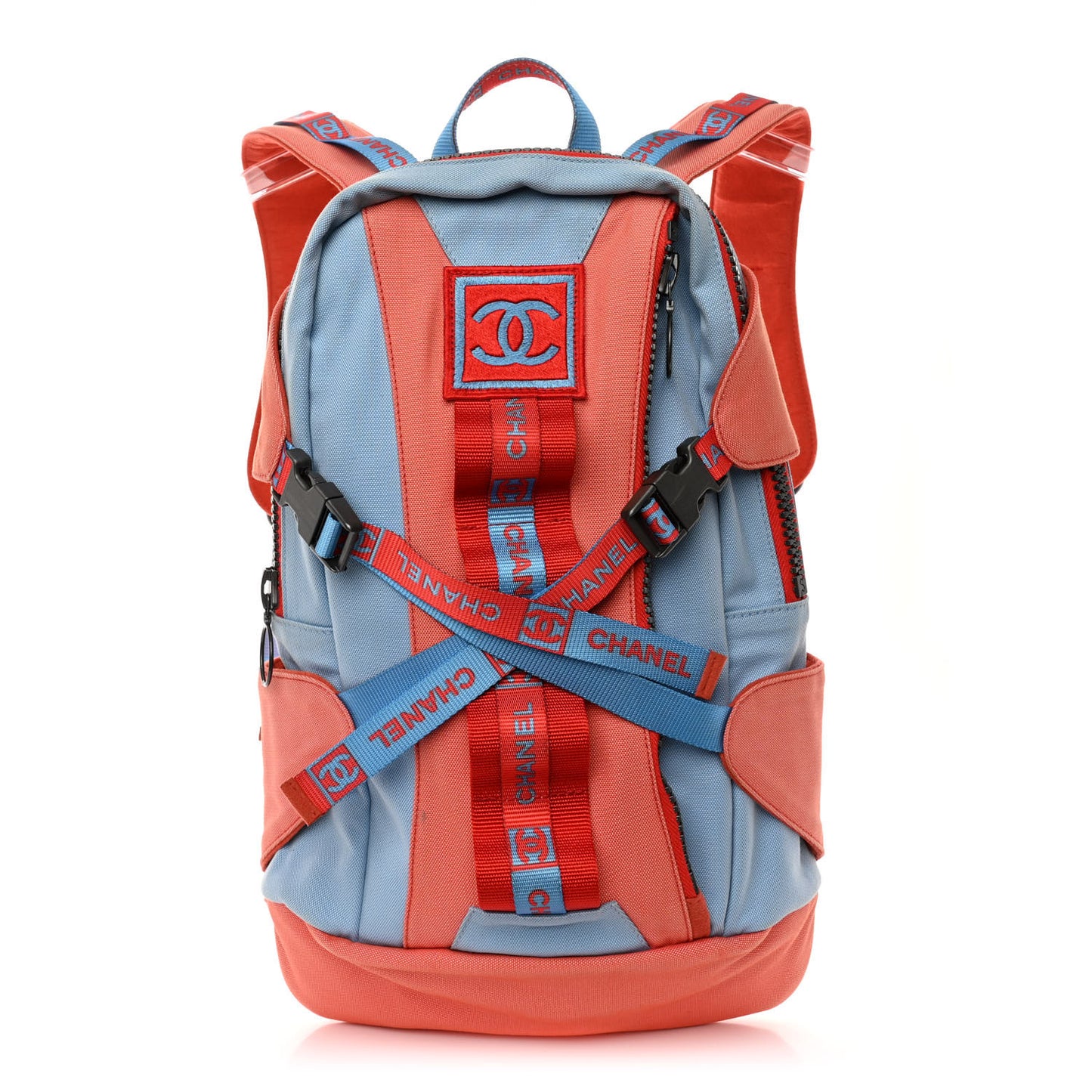 Nylon Sports Backpack Multicolor