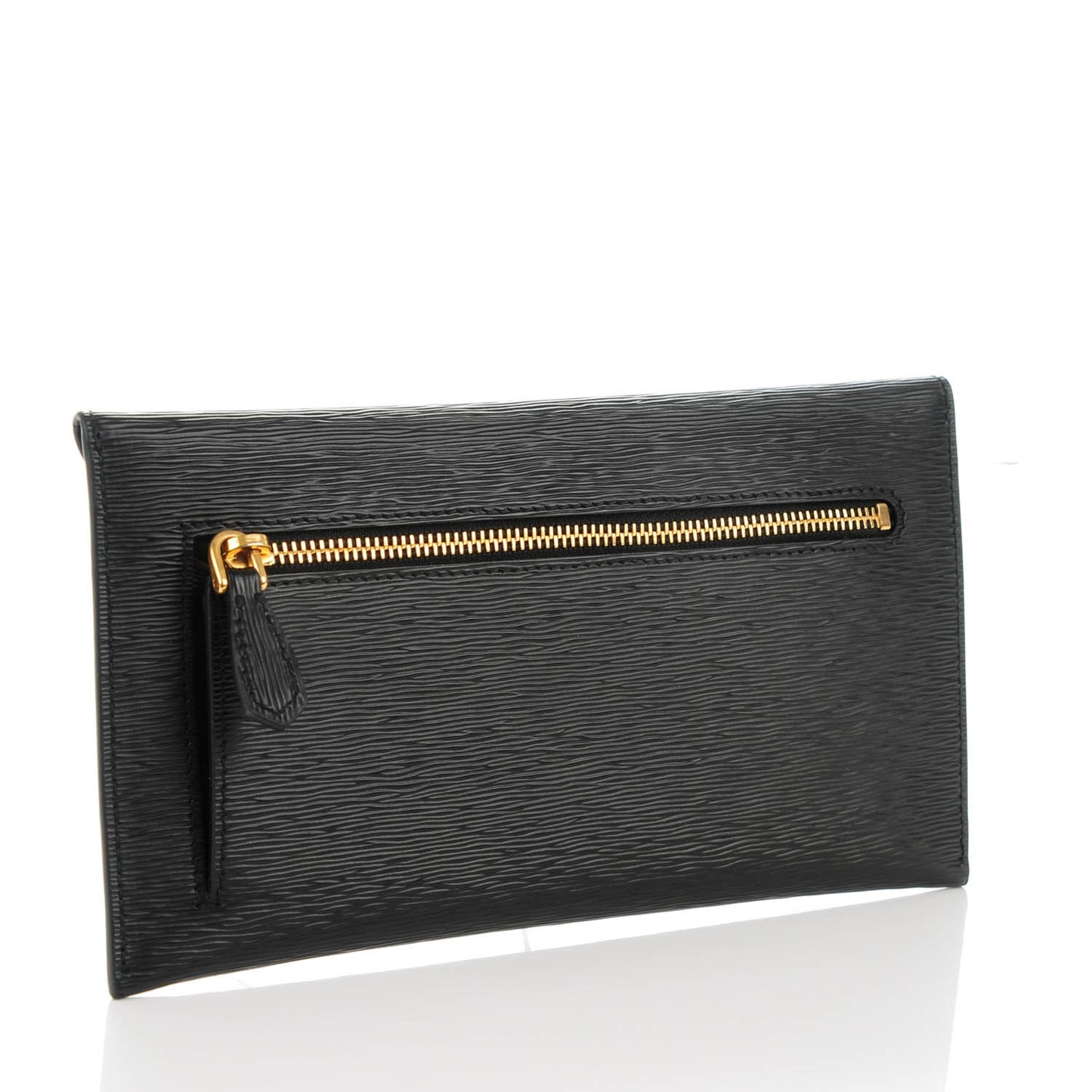 Vitello Move Envelope Wallet Black