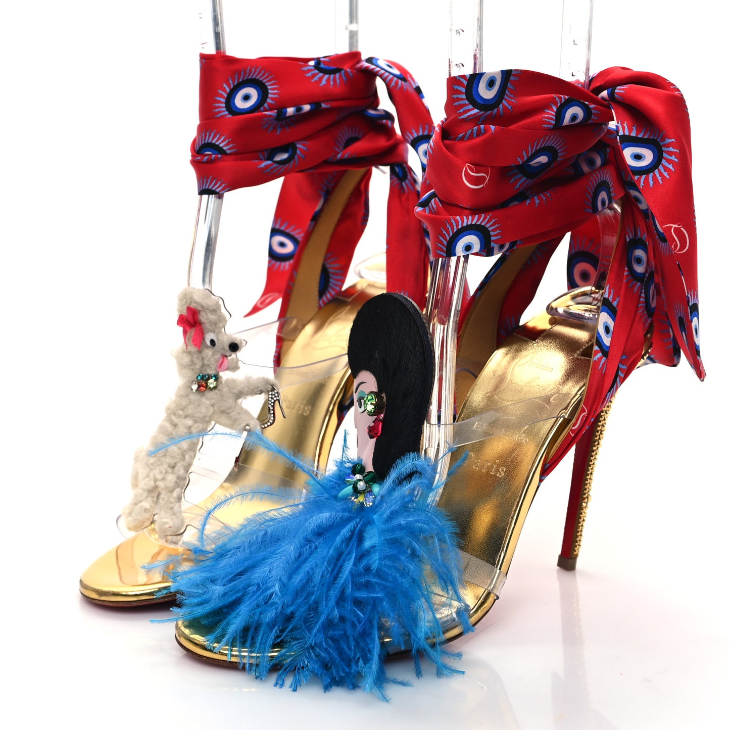Specchio PVC Des Cyclades Athina Printed 100 Sandals 38 Gold Multicolor