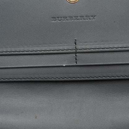 Burberry Calfskin Haymarket Check Henley Wallet Eucalyptus Grey 7 of 7