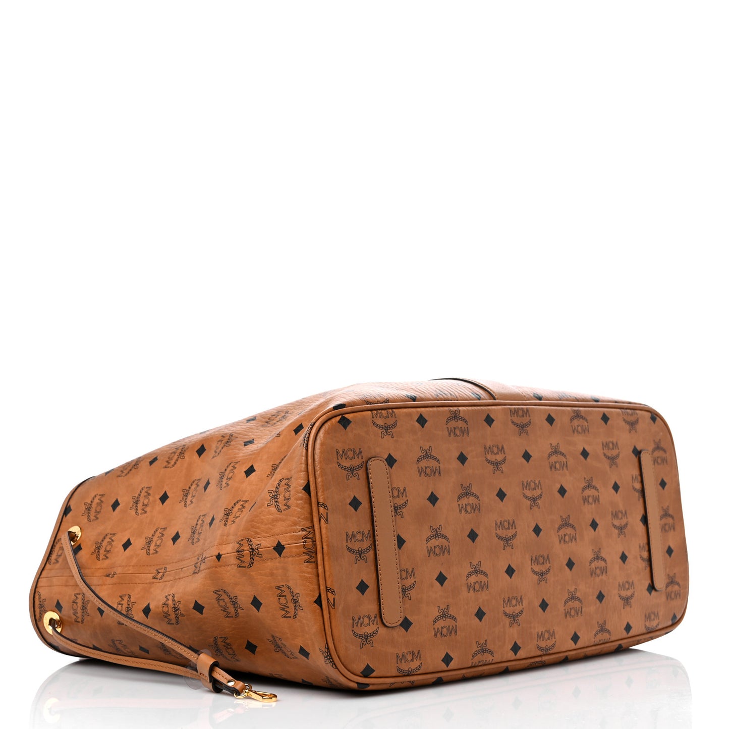 Visetos Large Liz Reversible Shopper Tote Cognac