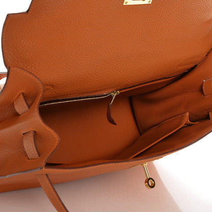 Hermes Togo Kelly Sellier 32 Potiron 7 of 12