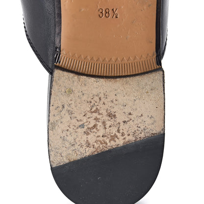 Gucci Calfskin Womens Princetown Slippers 38.5 Black 11 of 13