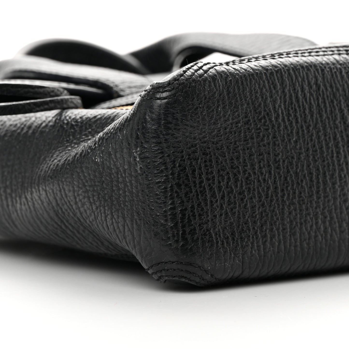 Textured Calfskin Mini Pashli Satchel Black