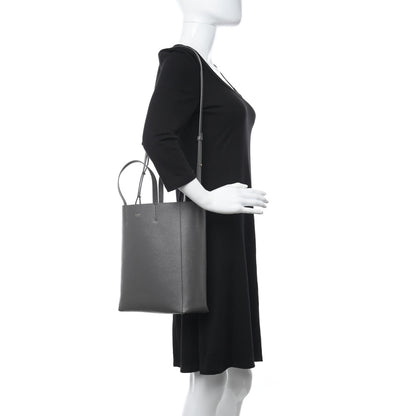 Celine Grained Calfskin Small Vertical Cabas Grey 2 of 11