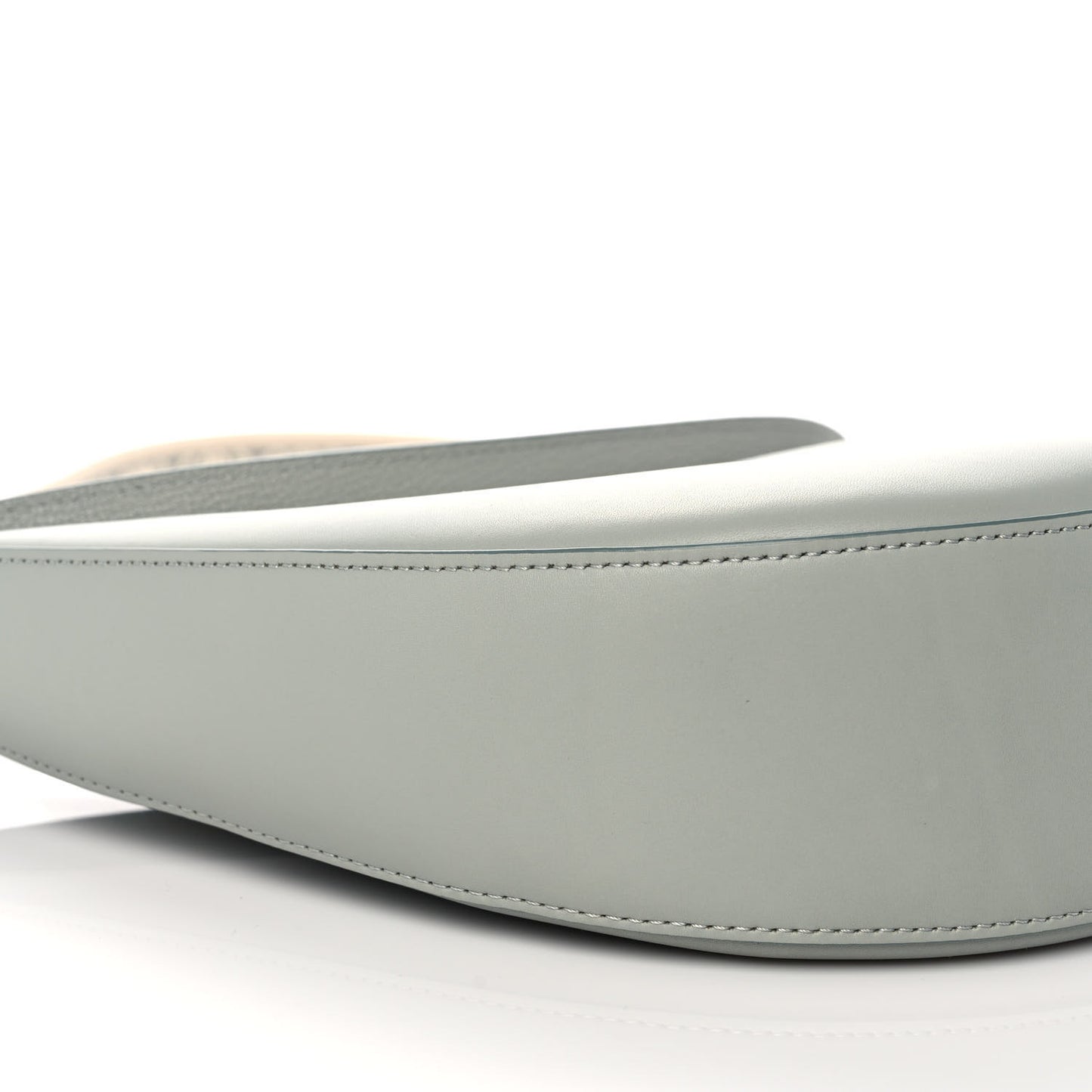 Satin Calfskin Jacquard Luna Bag Ash Grey